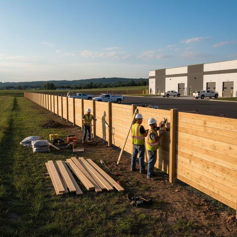 Boundary Fence Installation